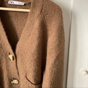 Zara brown cardigan
